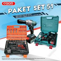Gambar Promo Paket Set 51 - Impact Wrench CW-21 - Hand Tools TR-006-7 dari Soetan Djaya undefined 1 Tokopedia
