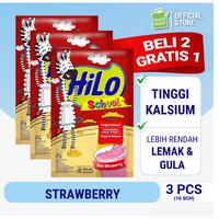 Gambar Buy 2 Get 1 Free - Hilo School Susu Strawberry 10 Sachet - Susu Tinggi Kalsium Lebih Rendah Gula dari Andyan Storee undefined 1 Tokopedia
