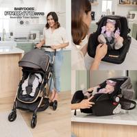Gambar READY Strollers Carseat Babydoes Pronto R TS Kereta Dorong Bayi - MID GREY PLASTIC WRAP dari err78 undefined 3 Tokopedia