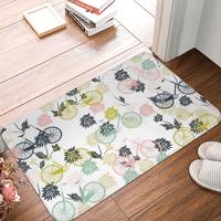 Gambar Cute Bicycle And Flowers Doormat Non-slip Super Absorbent Bathroom Floor Mats Home Entrance Rugs Kitchen Carpet Outdoor Footpad dari Unseen Strike undefined 2 Tokopedia