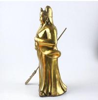 Gambar Bronze Guan Gong Bronze Statue Ornament, God of Wealth and Martial Arts Guan Gong Buddha Statue, Large Craft dari Raging Charge undefined 2 Tokopedia