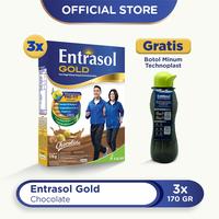 Gambar PROMO Buy 3 Entrasol Gold Chocolate 170g Free Botol Minum Technoplast dari lulamol undefined 1 Tokopedia