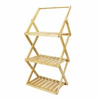 Gambar Outdoor camping folding portable rack camping kitchen utensils solid wood outdoor table furniture three-tier display rack hanger dari Thunder Fury undefined 1 Tokopedia