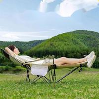 Gambar Camping Chair Portable Folding Chair Outdoor Furniture Recliner Half Lying Beach Fishing Chairs With Leg Rest Headrest dari Burning Rage undefined 1 Tokopedia