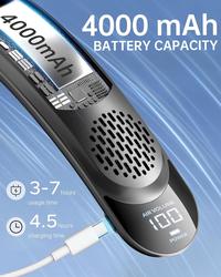 Gambar Xiaomi 2024 Neck Fan Cooling Rechargeable Air Conditioning Fans Air Cooler 3600mAh Air Conditioner 3 Speed For Sports Summer dari Kinetic Blast undefined 4 Tokopedia