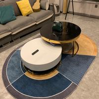 Gambar INS popular modern geometric floor mat , no hair easy care Special-shaped home decorative printed area rug SALES dari Kings Fury undefined 5 Tokopedia