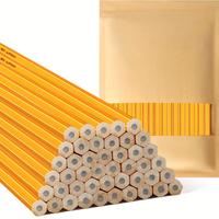 Gambar 50/100/150pcs Pencils With Eraser Top, 2 HB Pencils Drawing And Sketching, Yellow Wood-Cased Pencils For Office,School Supplies dari Amit Ravi undefined 2 Tokopedia