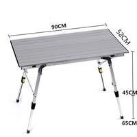 Gambar Folding Camping Table Outdoor BBQ Backpacking Aluminum Alloy Portable Durable Barbecue Desk Furniture Computer Bed Lightweight dari Crescent Slash undefined 2 Tokopedia