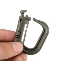 Gambar 5PCS Plasctic Shackle Carabiner D-ring Clip Molle Webbing Backpack Buckle Snap Lock Grimlock Multi Outdoor Hiking Camping Gear dari tokogelangmasruri81 undefined 5 Tokopedia