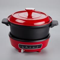 Gambar Tastify Set Multifunctional electric cooker 2L high-value kitchen appliances, WF-H4003 electric hot pot, frying, roasting, steaming 1600W Brand New dari Tastify Set undefined 3 Tokopedia