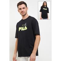 Gambar [Diskon] Fila T-Shirt Unisex Ardo - Black dari Mona Mini Store undefined 1 Tokopedia