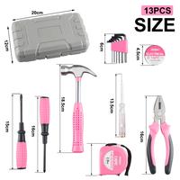 Gambar Tool Set, 13/24-Piece General Household B Hand Tools Kit with Plastic Toolbox Storage Case, Ideal for Home Repairing dari Quickstrike undefined 2 Tokopedia