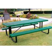 Gambar modern furniture outdoor steel camping table and chair thermoplastic coated metal table garden picnic table and bench dari Wind Slash undefined 5 Tokopedia