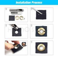 Gambar (IMPORT) 2pcs Metal Eyelets Screw Back Leather Craft Accessory for DIY Handbag Buckle Alloy Garment Shoe Clothes Jeans Decoration dari Keylawa stores undefined 1 Tokopedia