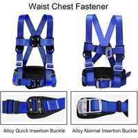 Gambar High Altitude Work Safety Harness Half Body Safety Belt Rope Suit Outdoor Climbing Electrician Construction Protective Equipment dari BAYAUKO rInDasirla undefined 4 Tokopedia