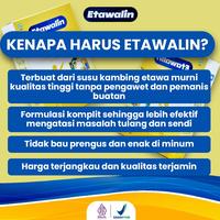 Gambar 2 BOX Etawalin Original 100% Susu Kambing Etawa Tingkatkan Kepadatan & Kesehatan Tulang Dan Sendi COD dari Luxetical store undefined 3 Tokopedia