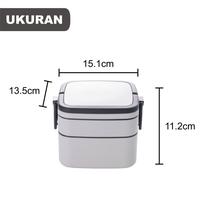 Gambar Lunch Box 2 Susun Kotak Makan Siang Microwave / Kotak Bekal Makan - Pink dari Pro Seven undefined 5 Tokopedia