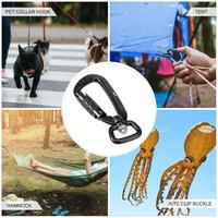 Gambar Carabiner Outdoor 360° Rotatable Auto Locking Survival Carabiner Rescue Gear Hook Swivel Carabiner Clip Camping Climb Equipment dari Unseen Force undefined 1 Tokopedia