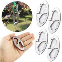Gambar Double Head Carabiner Carabiner Keychain Lightweight Carabiner Clip Key Chain Hook for Camping Gear Portable for Outdoor dari RASKADA rakaduta undefined 1 Tokopedia