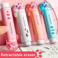 Gambar Kawaii Push-pull Design Cat Paw Portable Rubber Eraser Cute Erasers for Kids School Office Supplies Gift Stationery Prizes dari TOKO KANEM TAS KULIT undefined 1 Tokopedia