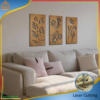 Gambar [R]eadyy Hiasan Dinding Kayu Dekorasi Ruang Tamu Wall Art Laser Cut Ornamen - Hitam, Model-1 dari Hasudungankl undefined 4 Tokopedia