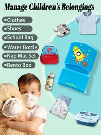 Gambar Custom Name Seals Stamp for Baby Teachers Kids Children's Clothing Waterproof Not Faded DIY Personalized Name Stamp Clothes Toys dari sariann67 undefined 4 Tokopedia