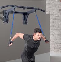 Gambar indoor horizontal bar pull-up device household wall fixed wall punch single parallel bars fitness equipment dari Natures Rage undefined 2 Tokopedia