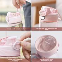 Gambar CHAHUA 480ml Plastic Water Bottles Portable Reusable Outdoor Sports He dari abudza undefined 4 Tokopedia