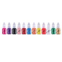 Gambar (IMPORT) 12/19 /30 Color 10ML Acrylic Paint Ink  Airbrush Nail Ink Water Paint Airbrush Nails for Spray Art Supplies acrylic paint set dari Madan store27 undefined 3 Tokopedia
