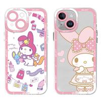 Gambar Case For Apple iPhone 11 13 15 14 Pro Max 12 Mini 7 8 Plus XR X XS SE 6 6S Angel Eye Shell TPU Phone Cover My Melody Pink Funda dari Atlas Payne undefined 4 Tokopedia