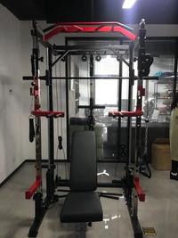 Gambar FOR In Stock Wholesale Home Gym Fitness Equipment Multi Function Crosser Trainer Smith Machine Power Rack Cage Adjustable dari Luxuryvibes undefined 5 Tokopedia