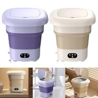 Gambar 9L Portable Washing Machine 3 Gear Folding Washing Machine Multifunction Foldable Washing Machine High Capacity for Baby Clothes dari Chain Hammer undefined 2 Tokopedia