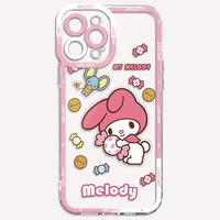 Gambar Case For Apple iPhone 11 13 15 14 Pro Max 12 Mini 7 8 Plus XR X XS SE 6 6S Angel Eye Shell TPU Phone Cover My Melody Pink Funda dari Atlas Payne undefined 3 Tokopedia