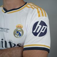 Gambar PREMlUM JERSEY REAL MADRID HOME EDISI FINAL UCL 2023/2024 GRADE AAA+ - Jersey Polos, S dari Keisya_ undefined 5 Tokopedia