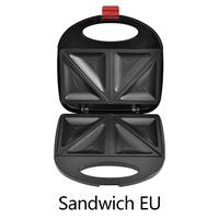 Gambar Electric Waffle Maker 750W Sandwich Toaster Non-stick Coated Breakfast Machine Double Sided Heating Portable Kitchen Appliances dari Bless Tores undefined 3 Tokopedia