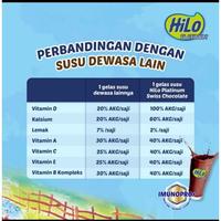 Gambar HILO PLATINUM SWISS CHOCOLATE 420 GRAM SUSU TINGGI KALSIUM (EXP JUNI 2026) - Vanila dari markasgudang01 undefined 2 Tokopedia