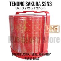 Gambar Tenong roti sakura modern plastik susun 3 motif kuning mas tebal dari siniperkakas undefined 1 Tokopedia