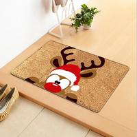Gambar 2022 Christmas Decorations Doormat,Merry Xmas Gnomes Elk Rug Indoor Outdoor Entrance Carpet Holiday Home Decor Door Mat dari desugaming undefined 2 Tokopedia