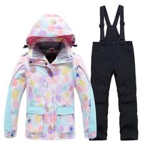 Gambar Fashion, Boy‘s and Girl's, Children's Snow Suit, Snowboard Clothing Sets, Outdoor Wear, Ski Coat and Strap Pant, Kids Costumes dari Rikisep undefined 4 Tokopedia