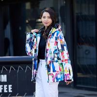 Gambar Ski jacket for women's single board double board mountaineering outdoor skiing windproof waterproof and warm top dari tokoasihhh undefined 4 Tokopedia