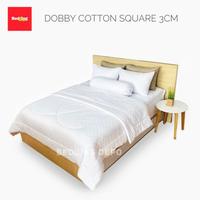 Gambar Bedding Depo - Sprei Hotel Dobby Square Set White 3Cm dari Rendomshop1 undefined 1 Tokopedia