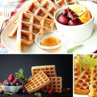 Gambar Electric Waffle Maker Grill Sandwich Cake Donut Walnut Panini Plate Cooking Kitchen Appliances Toaster Breakfast Machine dari Max Hamilton undefined 2 Tokopedia