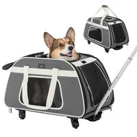 Gambar Low MOQ Portable Pet Cat Dog Carrier Transport Bag Foldable Mesh Breathable Pets Dog Handbag Transport Box Accessories dari Zayden Harper undefined 1 Tokopedia