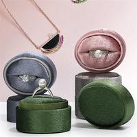 Gambar Flannel Jewelry Box Oval Ring Box Simple And Exquisite Velvet Jewelry Box Double Rings Box For Wedding Gift Wrap Packaging Case dari Jeff Bailey undefined 3 Tokopedia