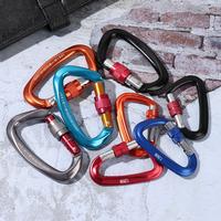 Gambar 12/25KN Professiol Safety Carabiner D Shape Aluminum Key Hooks Climbing Security Lock Outdoor Ascend Tool Protective Equipment dari dolbettok undefined 3 Tokopedia