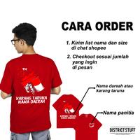Gambar Kaos Custom 17 Agustus Baju Kemerdekaan Nama Karang Taruna - Design 1, S BASIC dari District Stuff undefined 2 Tokopedia