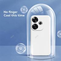 Gambar Simple Square Phone Case for Xiaomi Poco F6 5G 6.67" Shell Soft Liquid Silicone Camera Lens Protection Original Back Cover Funda dari August Easton Crownover undefined 2 Tokopedia