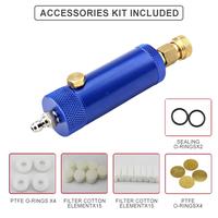 Gambar 4500Psi 300Bar 30Mpa Paintball PCP Hand Pump Filter PCP Air Compressor Water-Oil Separator Diving Filter Purify Air with Hose dari Ion Shock undefined 5 Tokopedia