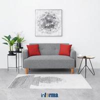 Gambar Informa Aryana Sofa Fabric 2 Seater - Abu-Abu Tempat Duduk Empuk Sofa Ruang Tamu Furniture Indoor Rumah Fabric Couch dari acdiskon undefined 1 Tokopedia