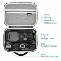 Gambar STARTRC For 3 Storage Case PU Waterproof Carrying Case Portable Travel Handbag Bag Mavic 3 Classic Drone Accessories dari Yin Seal Restoration undefined 3 Tokopedia